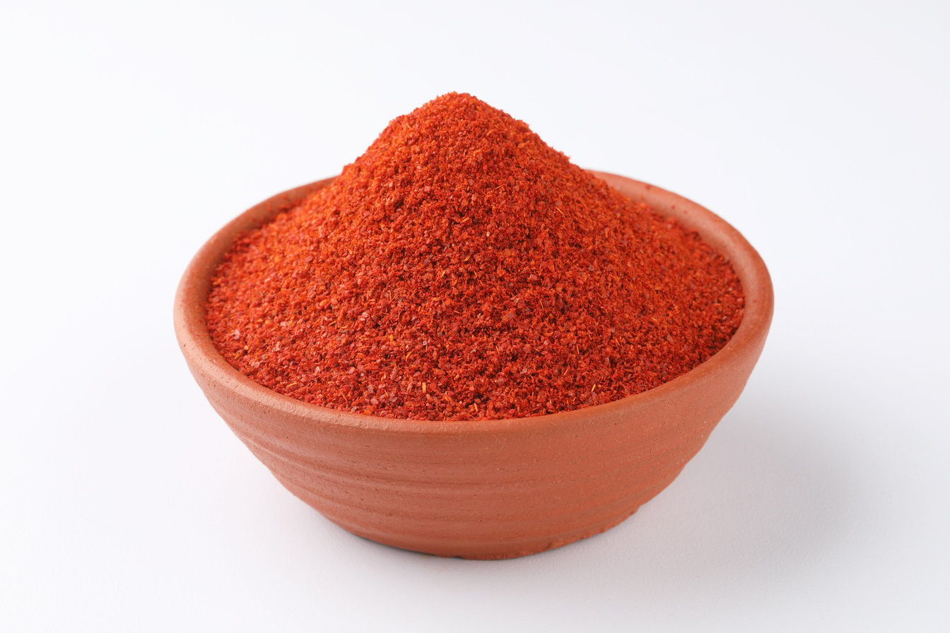 Indian spices, paprika powder or red chilli powder